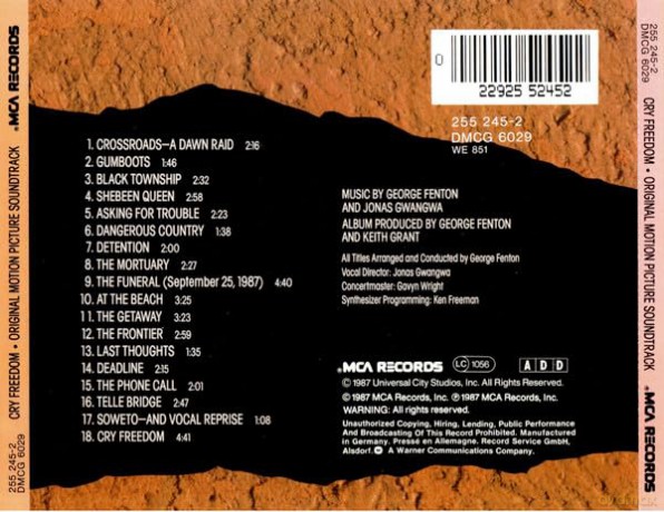 Cry Freedom [CD]