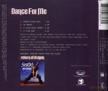 Sisqo: Dance For Me [CD]