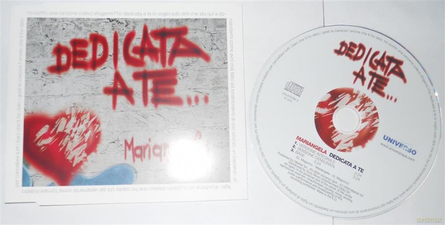 Mariangela: Dedicata A Te [CD]