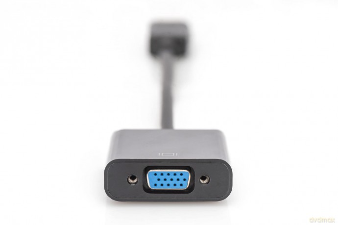 Display: Digitus 0.15m Dp Male To Hd15 Female Displayport Adapter Cable - Black [CD]