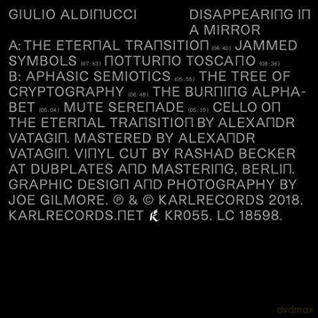 Giulio Aldinucci: Disappearing In A Mirror Giulio Aldinucc [CD]
