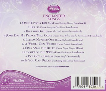 Walt Disney: Disney Princess: Enchanted Songs [CD]