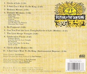 Disney World - Festival of the Lion King [CD]