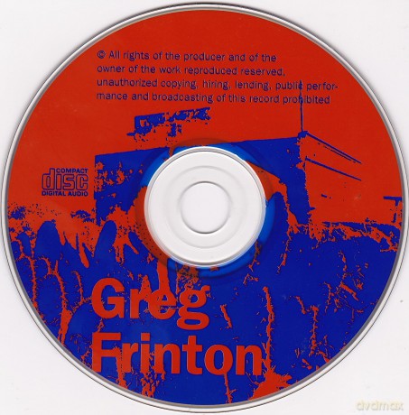 Greg Frinton: Done [CD]
