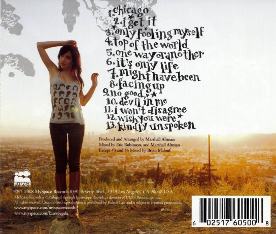 Kate Voegele: Don't Look Away [CD]