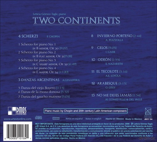 Chopin: Dos Continentes [CD]