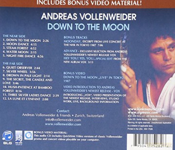 Andreas Vollenweider: Down to the Moon [CD]