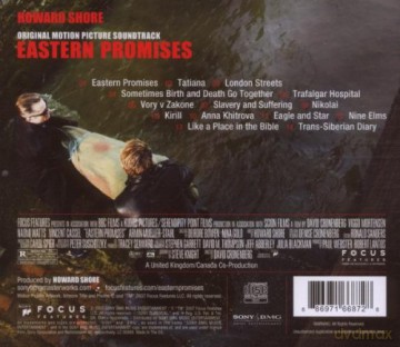 Howard Shore: Eastern Promises O.S.T. [CD]