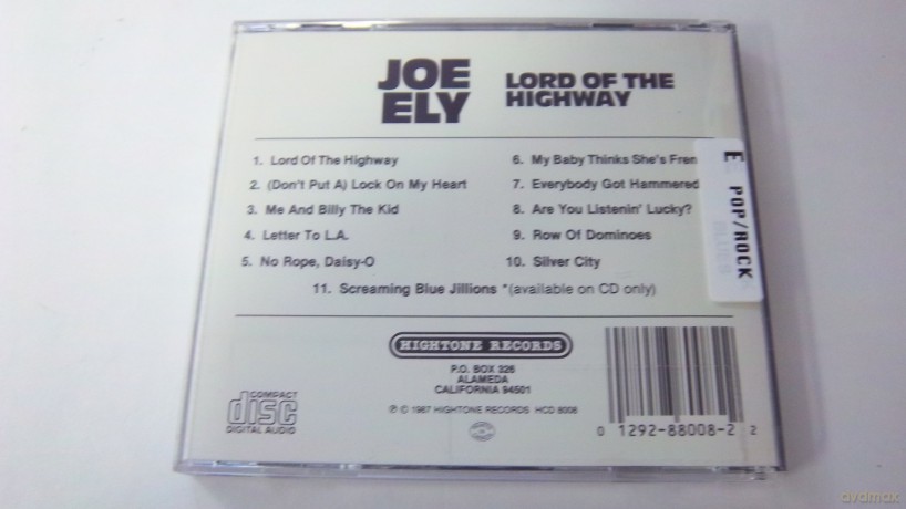 Joe Ely: Elyjoe-Lord of the Highway [CD]