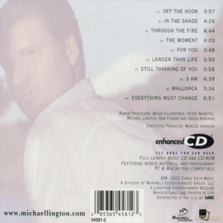 Michael Lington: Everything Must Change [CD]