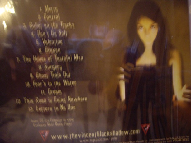 Vincent Black Shadow The: Fear's In The Water [CD]