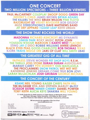 Live 8 [4DVD]