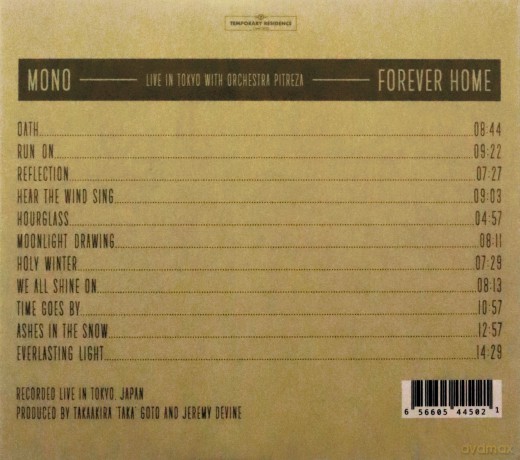 Mono: Forever Home: Live In Japan With Orchestra Pitreza (+ Blue R [2CD]