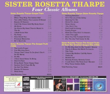 Sister Rosetta Tharpe: Four Classic Albums (Gospel Train / The Gospel Truth (1959) / Sister Rosetta Tharpe / The Gospel Tru [2CD]