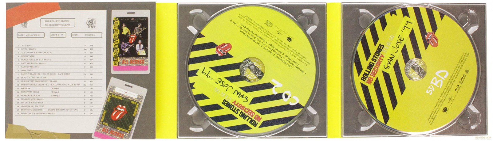 Rolling Stones: From The Vault: No Security. San Jose '99 [CD]