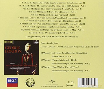 George London: George London on Broadway [CD]