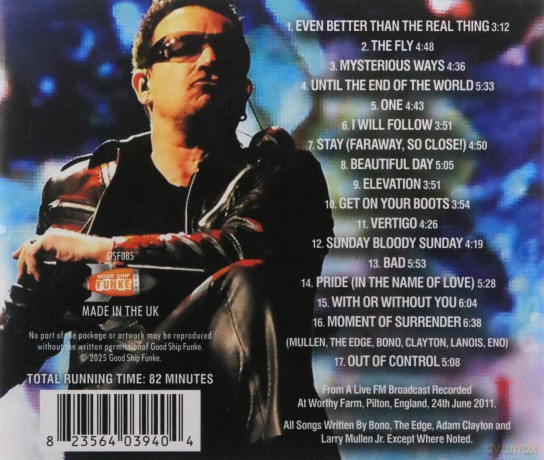 U2: Glastonbury [CD]