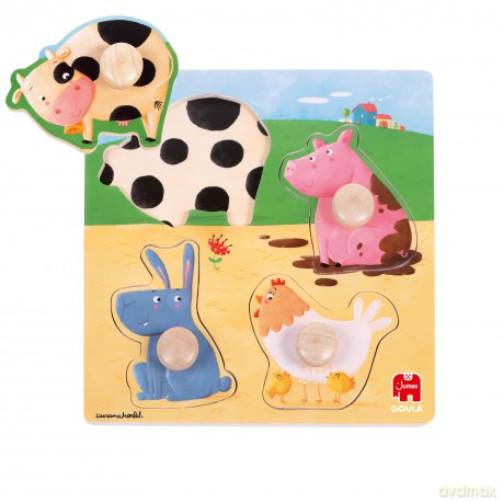 Jumbo: Goula Goula Farm Animals Puzzle [CD]