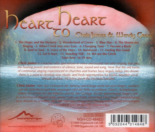 James & Wendy & Grace Chris: Heart to Heart [CD]