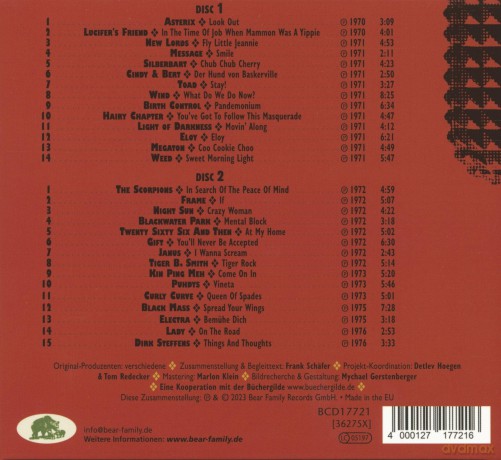 Heavy Kraut- Wie Der Hardrock Nach Deutschland Kam 1970-1976 Vol 1 [2CD]