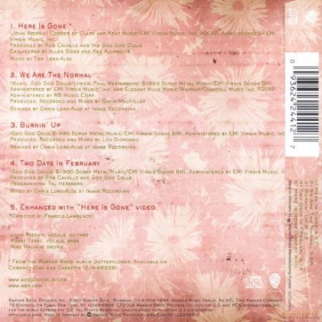 Goo Goo Dolls: Here Is Gone [CD]