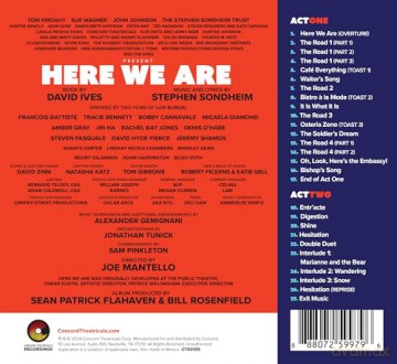 Stephen Sondheim: Here We Are (Original Cast Recording) [CD]