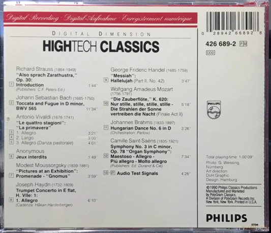 High Tech Classics [CD]
