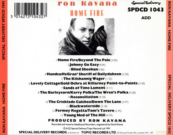 Ron Kavana: Home Fire [CD]