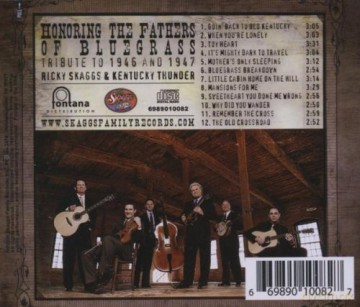 Ricky Skaggs: Honoring the Fathers of Bluegrass: Tribute to 1946 and 1947 [CD]