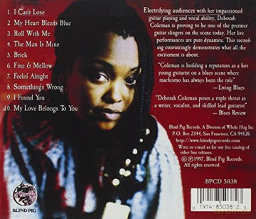 Deborah Coleman: I Can'T Lose [CD]
