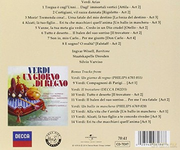 Ingvar Wixell: Ingvar Wixell Sings Verdi [CD]