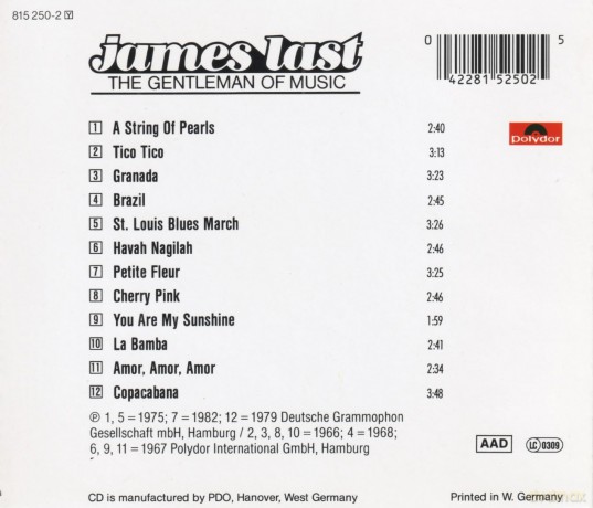 James Last: Instrumentals Forever [CD]