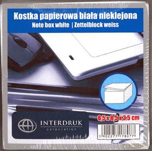 Kostka biała nieklejona [SZKOŁA]