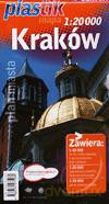 Kraków. Plan miasta. 1:20 000. Plastik. - Praca Zbiorowa [KSIĄŻKA]