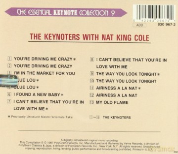 Nat King Cole: Keynote [CD]