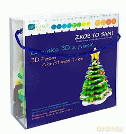Kreatywnie choinka 3D z pianki [SZKOŁA]