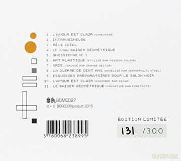 Celluloide: l'amour Est Geometrique [CD]