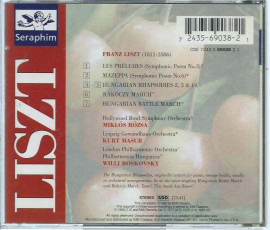 Liszt: Les Preludes [CD]