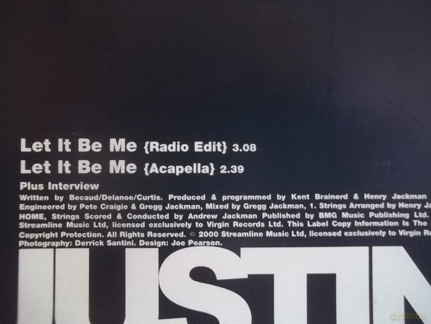 Justin: Let It Be Me [CD]