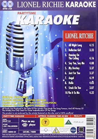 Partytime Karaoke: Lionel Richie [2CD]