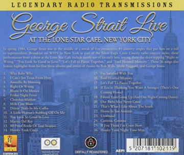 George Strait: Live at the Lone Star Cafe New York [CD]