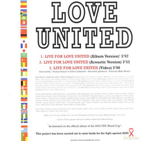 Love United: Live For Love United [CD]