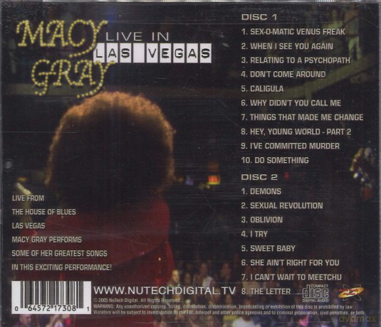 Macy Gray: Live in Las Vegas [2CD]