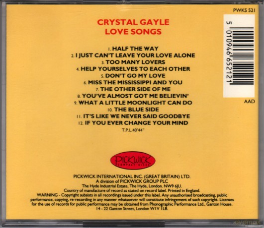 Love Songs [CD]