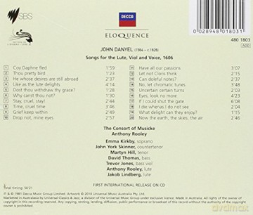 J. Danyel: Lute Songs 1606 [CD]