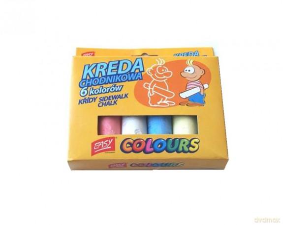Kreda chodnikowa 6 sztuk [SZKOŁA]