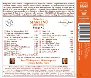 Bohuslav Martinu: Martinu: The Months | Complete Songs Volume 2 [CD]