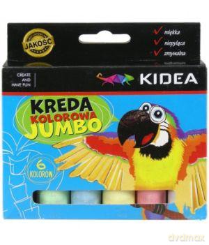Kreda Kidea Jumbo 6 kolorów [SZKOŁA]