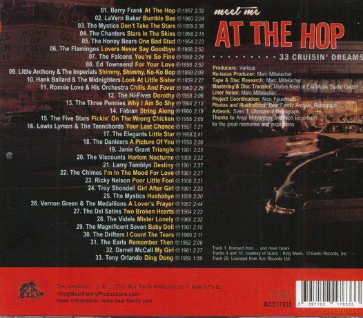 Meet Me At The Hop - 33 Crusin Dreams [CD]