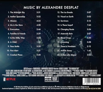 Alexandre Desplat: Midnight Sky soundtrack [CD]